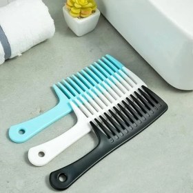 Resim Mena Rise Bolivia's Büyük Saç Açma Tarak - Profesyonel Geniş Dişli Saç Taran, Kırık ve Dolaşık Saçlar Için Özel Tasarım, Hassas Saç Derisi Dostu, Saç Bakım Rutininizin Vazgeçilmezi 