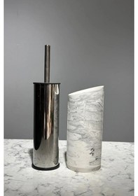 Resim Betonmall Marble Serisi Beton Tuvalet Fırçalığı 