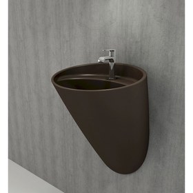 Resim Bocchi Venezia Asma Monoblok Lavabo - Mat Kahve 1082-025-0126 