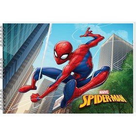 Resim Spiderman 25x35 15 Yaprak Karton Kapak Spiralli Resim Defteri 