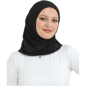 Resim Modish Group Spor Başörtüsü Kadın Hazır Giyim Türban Viskon Eşarp Şal - Siyah Siyah 