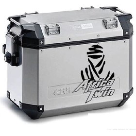 Resim Africa Twin Motosiklet Çanta Sticker Etiket Modeli 
