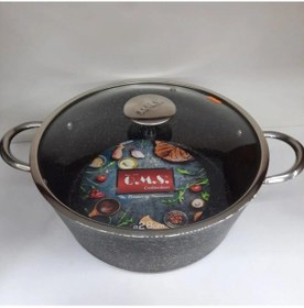 Resim 3116 28cm Granit Tencere Siyah 