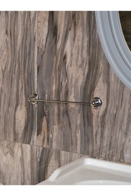 Resim Alper Banyo Parlak Krom Basit Ve Modern Tasarımlı Havlu Askılığı - Duvara Monte, Banyo/mutfak Için Şık Dekor 