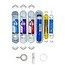 Resim Pemax Water Solutions Kapalı Kasa Su Arıtma Cihazlarına Uygun STD 6'lı ReVerse Osmosis Mebran Mineral-Tatlandırıcı Set 