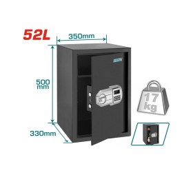 Resim Elektronik Şifreli Para Kasası 52 Litre Yüksek Kalite Tesf5001 