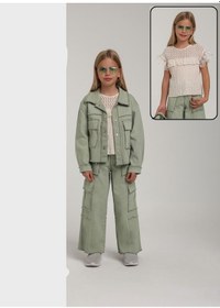 Resim Escabel Kız Ceket 25yesc25116 Yeşil 