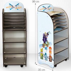 Resim Popcorn Kids Kayak Erkek Lou Kitaplık - Seperatörlü 
