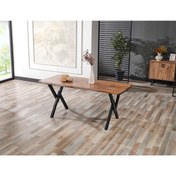 Resim Avvio Berra 80x180 Doğal Ağaç Kütük Masa Yemek Masası ( Tek Masa ) 