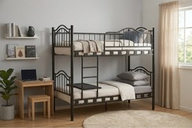 Resim Argimo Belinay Genç Çocuk Odası Metal Ranza ve Karyola - 90x190 / Beyaz 