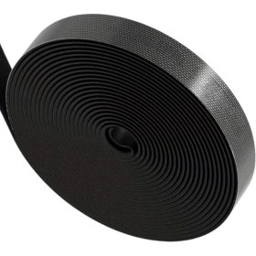 Resim 5 Metre Cırt Cırt Bantlı Kablo Sarıcı Düzenleyici Organizatör, Kesilebilir Kablo Düzenleyici Siyah 