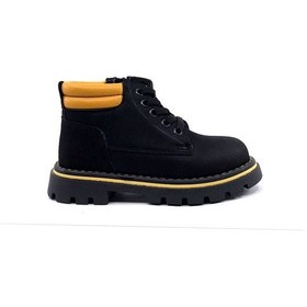 Resim Arzen 4530 Siyah-sarı Termo Taban Kışlık Erkek Çocuk Botu 001 