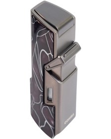 Resim Cohiba Tek Torch Pürmüz Delici İğneli Desenli Metal Puro Çakmağı 