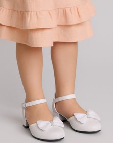 Resim KATEYLER Beyaz Elsalı Kız Çocuk Abiye Ayakkabı 