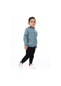 Resim Toontoy Kids Toontoy Erkek Çocuk Nakışlı Eşofman Takım Mavi 