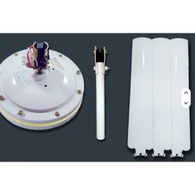 Resim Minofell Tavan Tip Üç Kanatlı Vantilatör 5 Hız Kademesi, 3 Metal Kanat ( Ev,ofis, Işyeri) (Beyaz) 