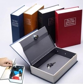 Resim şifreli kilitli kitap kasası, para saklama, gizli saklama yeri, bozuk para, kağıt para, takı gibi değerli eşyalarınız için - Ölçüler: 180 x 115 x 55 mm 