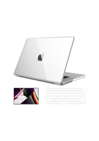 Resim MacBook Uyumlu Pro 2021 14 inç M1 A2442 Kılıf + Klavye Kılıfı + Film 