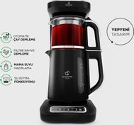 Resim Robotea Pro 4 in 1 Konuşan Çay Makinesi Chrome Karaca