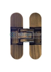 Resim Gizli Ayarlı Kapı Menteşesi Antik Bronz 120 31 Mm 