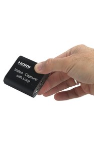 Resim Dark HDMI 4K Capture Card, HDMI+USB Çıkışlı, Mikrofonlu Canlı Yayın Kayıt Cihazı DK HD CAP4K30 
