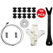 Resim Vw Golf 4 Bora 1998-2005 1J4839462 Sag Arka Cam Kriko Tamir Seti 64382230 