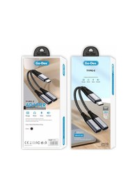 Resim Go Des Gd-uc163 Type-c 2in1 Şarj Ve Ses Kablosu Siyah 