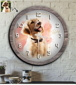 Resim Bk Gift Kişiye Özel Evcil Hayvan Tasarımlı Ahşap Duvar Saati - 5, Arkadaşa Hediye, Sevgiliye Hediye, Ev Hediyesi Kobitmeyencom33901 Bk Gift 