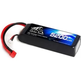 Resim Leopard Power 5200 Mah 14.8V 4s 40C Lipo Batarya Pil T Plug 