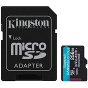Resim Kingston SDCG3-256GB 256GB microSDXC Canvas Go Plus 170R A2 U3 V30 Card + ADP Hafıza Kartı 