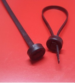 Resim Kablo Bağı Tokalı Düğme Başlıklı Plastik Cırt Kelepçe 6x235 Mm 250 Adet 