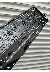 Resim Vipplaka Amg Uyumlu Ortası Mat Plakalık 