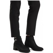 Resim Siyah Zümrüt Fermuarlı Kaymaz Polarlı Kadın Topuklu Bot 417637 Z SİYAH ZÜMRÜT 