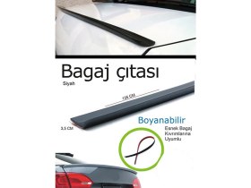 Resim Tiger Marketing Citroen C35 Uyumlu Bagaj Üstü Spoıler 3,6 cm - 135 cm 