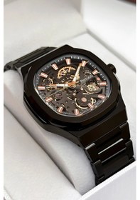 Resim Ferrucci Otomatik Mekanizma Çelik Kordon&kasa Erkek Kol Saati 3 Atm Siyah Sdfer169 Siyah 