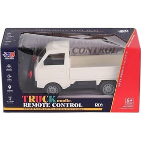 Resim Limon Oyuncak Uzaktan Kumandalı Şarjlı Duman Atan Açık Kasa Küçük Kamyonet 3688-g182a Beyaz 