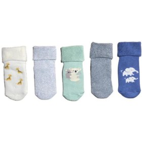 Resim AKTAŞ SOCKS 5'li Kaydırmaz Havlu Çocuk Çorabı 