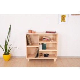 Resim Selv Çam Ağacı Küçük Kitaplık Çam Ağacı 