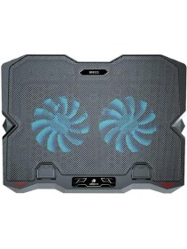 Resim Gamebooster GB-NS50 15-17" Siyah 2-Fanlı Notebook Soğutucu 