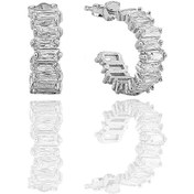 Resim Söğütlü Silver Baget Taşlı Tamtur Küpe Sgtl2765 
