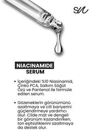 Resim Synora Aydınlatıcı, Leke Karşıtı ve Gözenek Sıkılaştırıcı Niasinamid Serum 