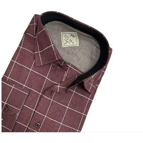 Resim Klasik %100 Cotton Uzun Kollu Terletmeyen Kışlık Flanel Kumaş Çok Renkli Gömlek Regular Kalıp -10505 Çok Renkli 