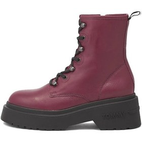 Resim Tommy Hilfiger Tommy Hılfıger Kadın Bot En0en02404-xjs Bordo 