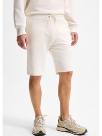 Resim Grimelange GREXON Erkek Pamuklu Regular Fit Ekru Şort & Bermuda 