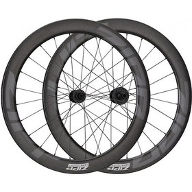 Resim Zipp 404 Firecrest Karbon Tubeless Disk Uyumlu Centerlock Bisiklet Jant Seti Siyah 