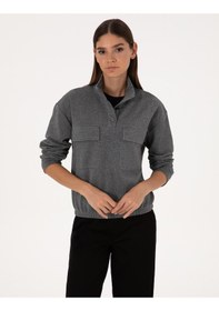 Resim Pierre Cardin Kadın Gri Sweatshirt 50309089-vr024 Gri 