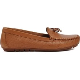 Resim Bags Shoes Bulldozer 221516 Kadın Hakiki Deri Cofort Babet Ayakkabı 