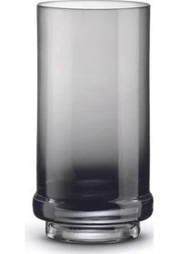 Resim Pozzi Milano Fun Classy 2'li Cam Meşrubat Bardağı Seti 370 Ml - Duman Grisi Gri 