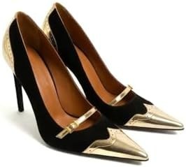 Resim Jabotter Livora Süet - Rugan 10 Cm Stiletto 