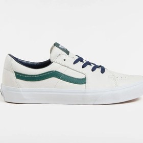 Resim Vans VN0009QRWTM1-SK8-Low Beyaz Deri Kadın Lifestyle Ayakkabı 